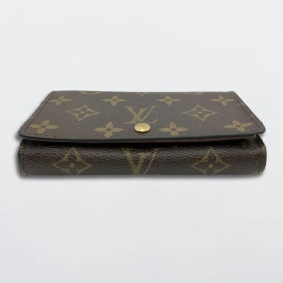 Louis Vuitton Tresor Bifold Wallet Porte Monnaie Vier Monogram Canvas Brown OS - Picture 2 of 13